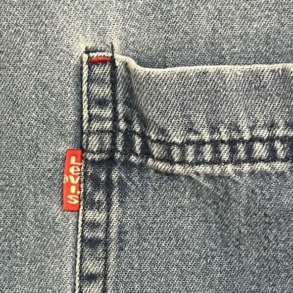 Levi’s Vintage Mens Denim Red Tag Two Horse Logo & 1850 Two Pocket Button Up Sz - Picture 6 of 12